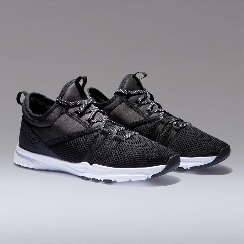 DECATHLON Women's 120 Mid Training Shoes Black  - Image 5