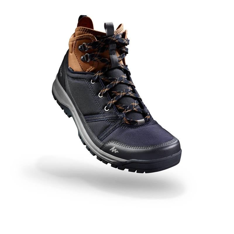 Men's NH150 Waterproof Hiking Boots Navy/Beige