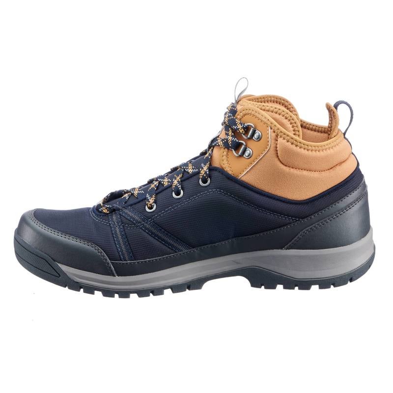 Men's NH150 Waterproof Hiking Boots Navy/Beige