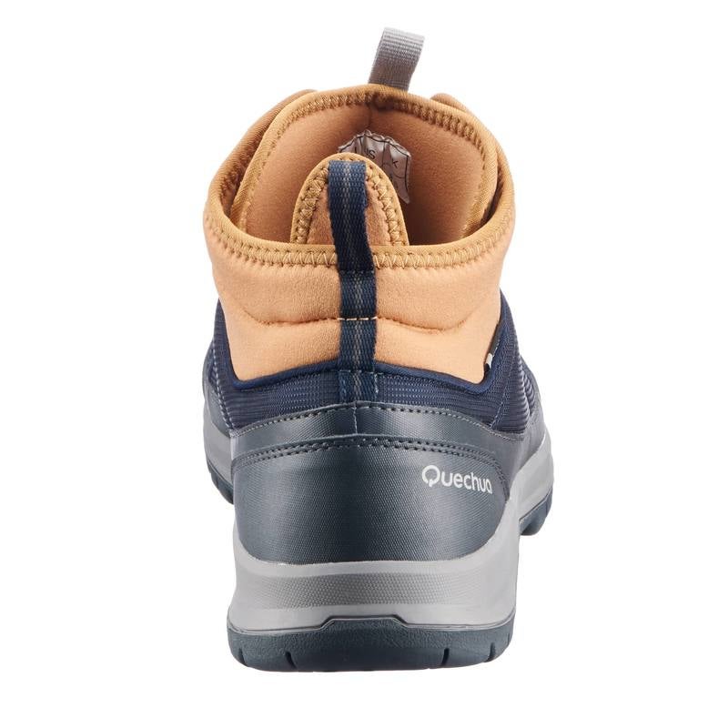 Men's NH150 Waterproof Hiking Boots Navy/Beige