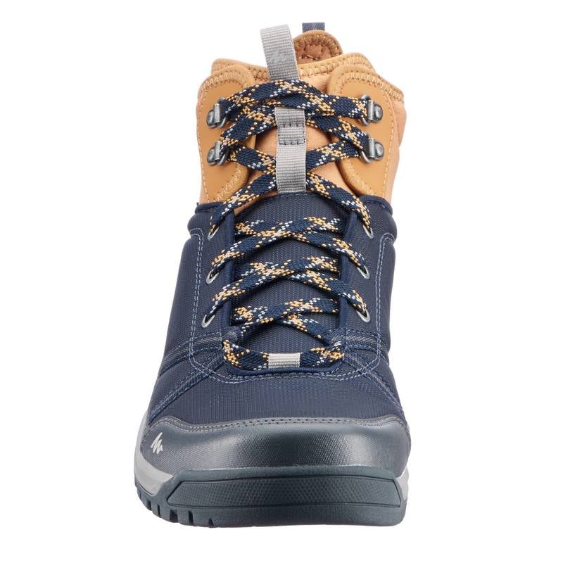 Men's NH150 Waterproof Hiking Boots Navy/Beige