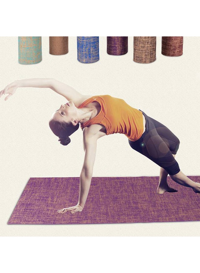 SAPU Lien PVC Yoga Mat 183x61x0.6cm - Image 3