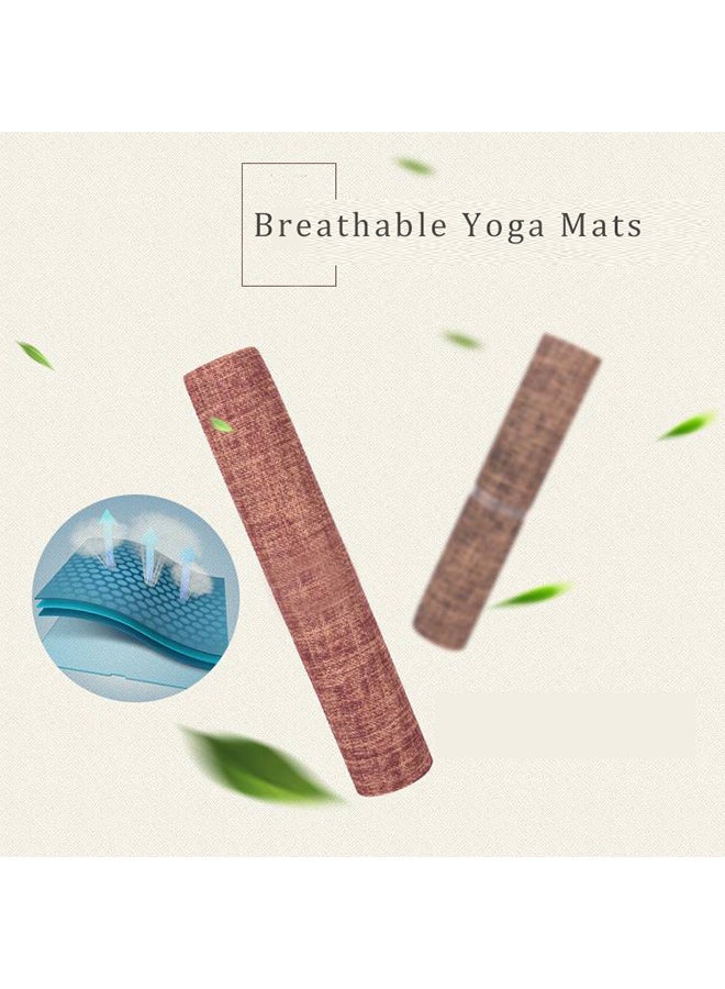 SAPU Lien PVC Yoga Mat 183x61x0.6cm - Image 2