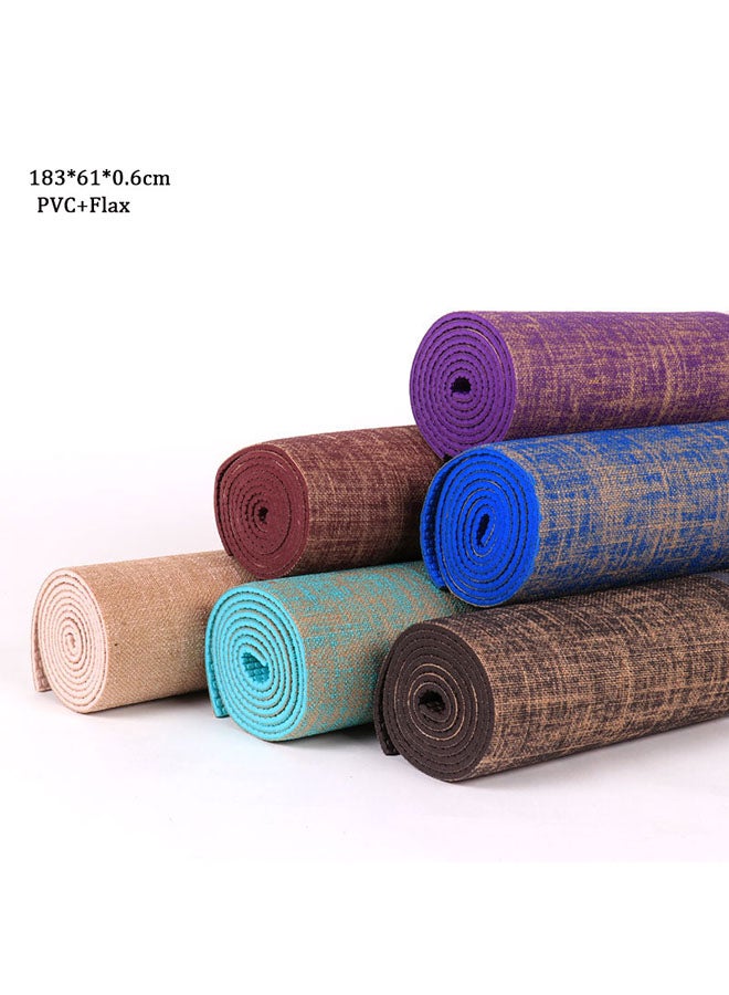 SAPU Lien PVC Yoga Mat 183x61x0.6cm - Image 4