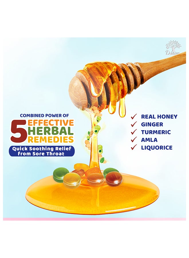 دابر مجموعة أقراص استحلاب عشبية هونيتوس بنكهة النعناع من 24 قطعة - Image 3