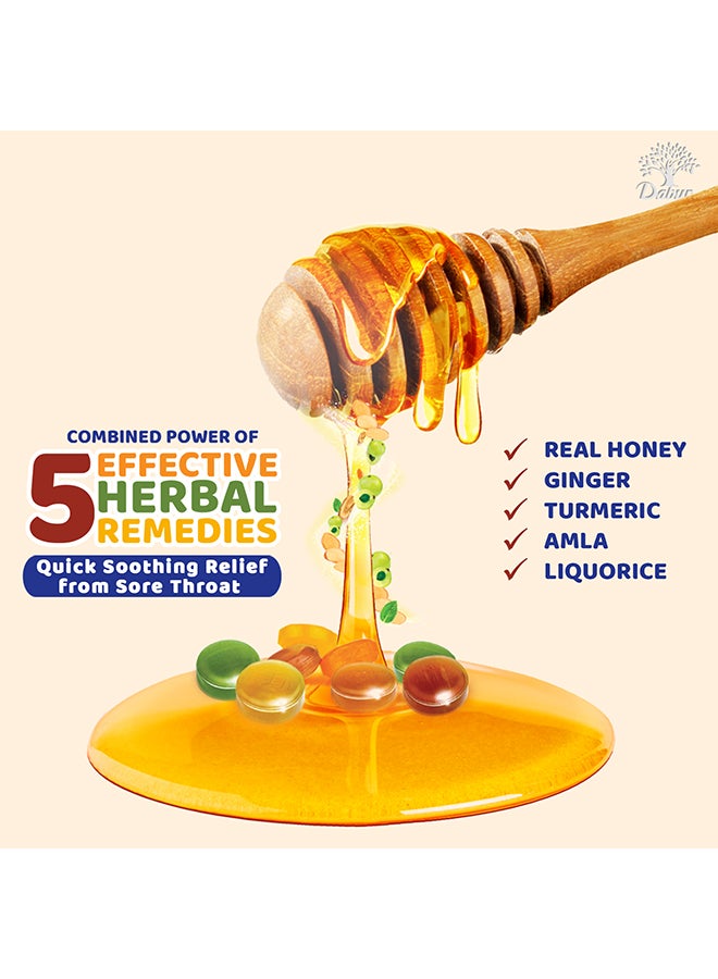 دابر أقراص استحلاب عشبية هونيتوس بنكهة البرتقال تحتوي على 24 قطعة - Image 3