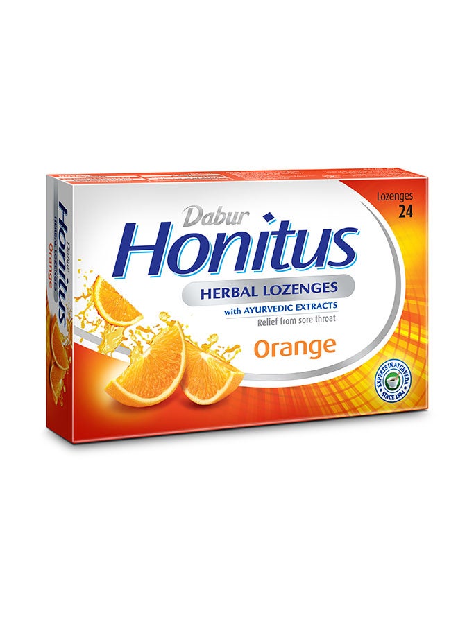 دابر أقراص استحلاب عشبية هونيتوس بنكهة البرتقال تحتوي على 24 قطعة - Image 5