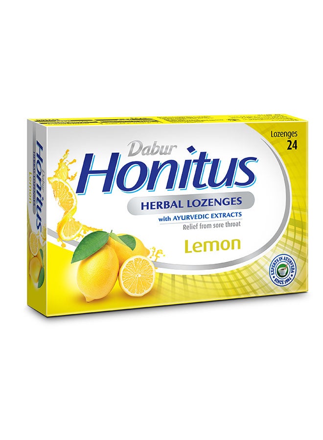 دابر مجموعة أقراص استحلاب عشبية هونيتوس بنكهة الليمون من 24 قطعة - Image 5