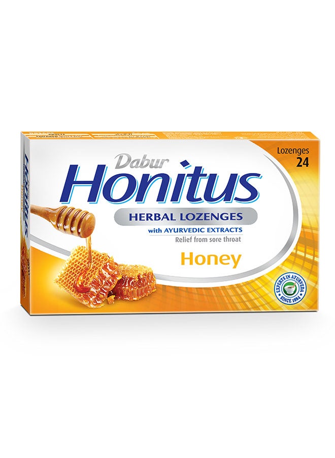 دابر مجموعة أقراص استحلاب عشبية هونيتوس بنكهة العسل من 24 قطعة - Image 1
