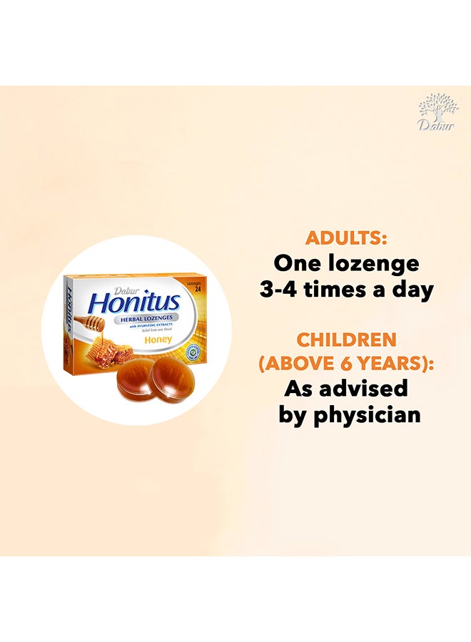 دابر مجموعة أقراص استحلاب عشبية هونيتوس بنكهة العسل من 24 قطعة - Image 4