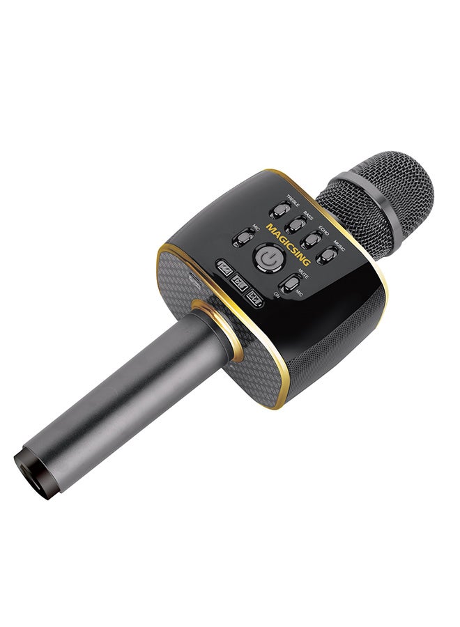 Magic Sing - 2-In-1 Wireless Karaoke Microphone MP30 Black - Image 1