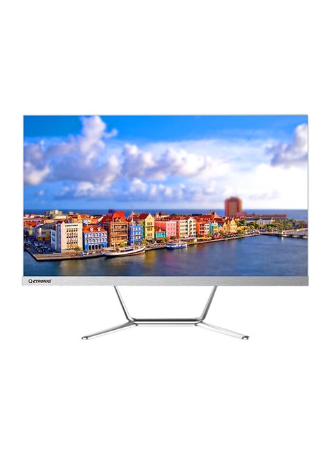 UNO 240 AiO With 24-Inch HD Display, Core i3-9100 Processor/4GB RAM/1TB HDD/Intel UHD Graphics White/Windows/Silver Silver