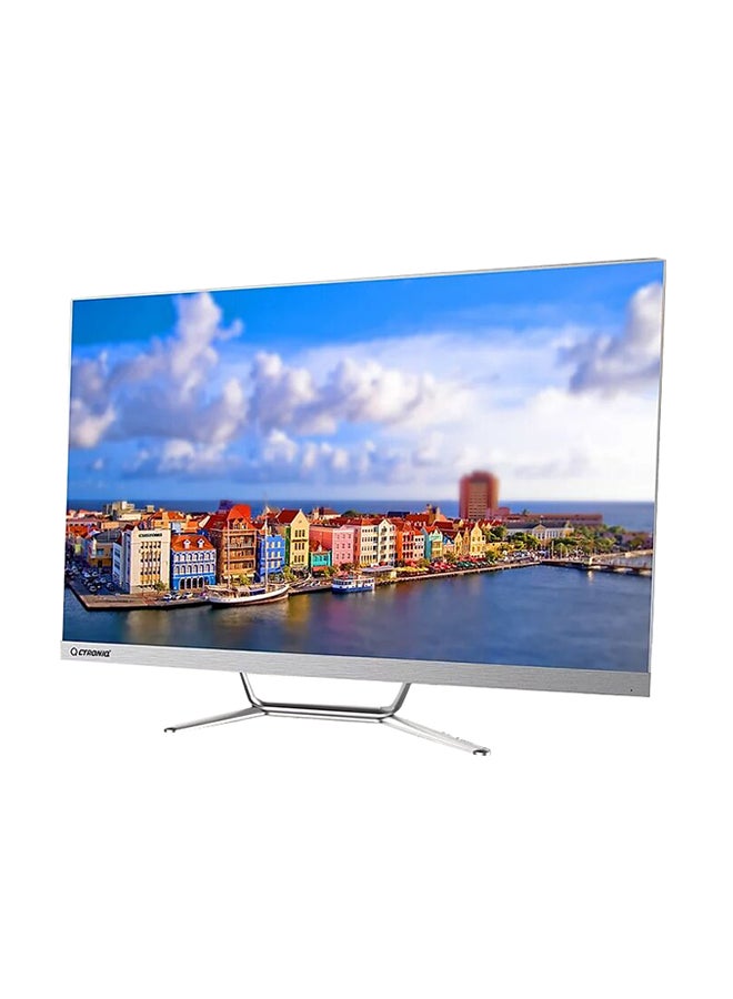 UNO 240 AiO With 24-Inch HD Display, Core i3-9100 Processor/4GB RAM/1TB HDD/Intel UHD Graphics White/Windows/Silver Silver