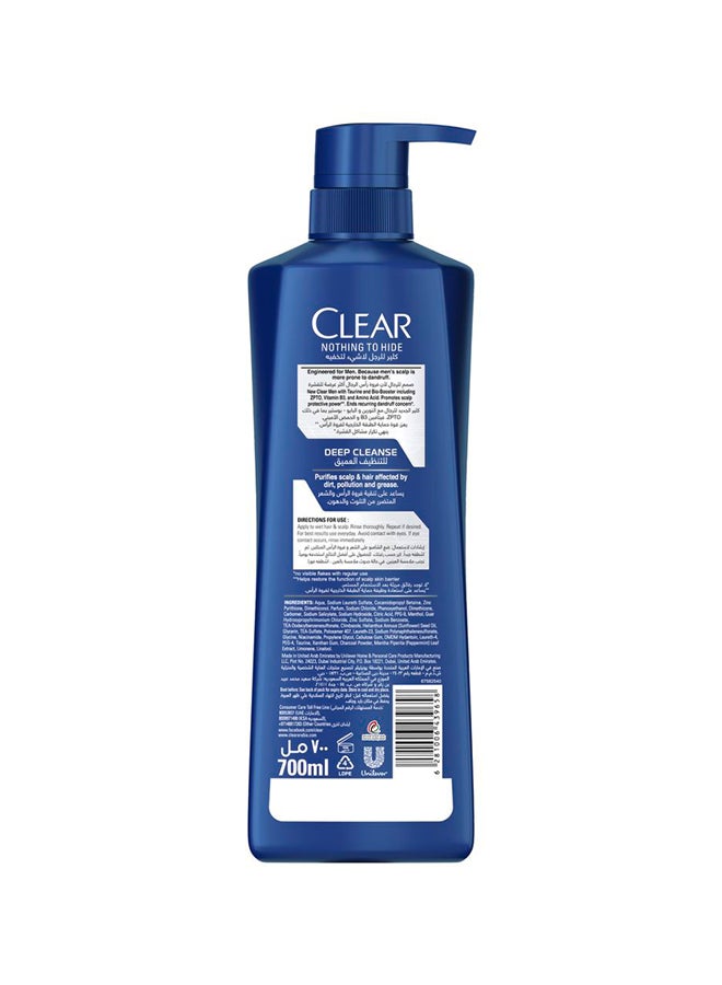 CLEAR Anti Dandruff Shampoo With Charcoal & Mint for Men 600 ml - Image 2