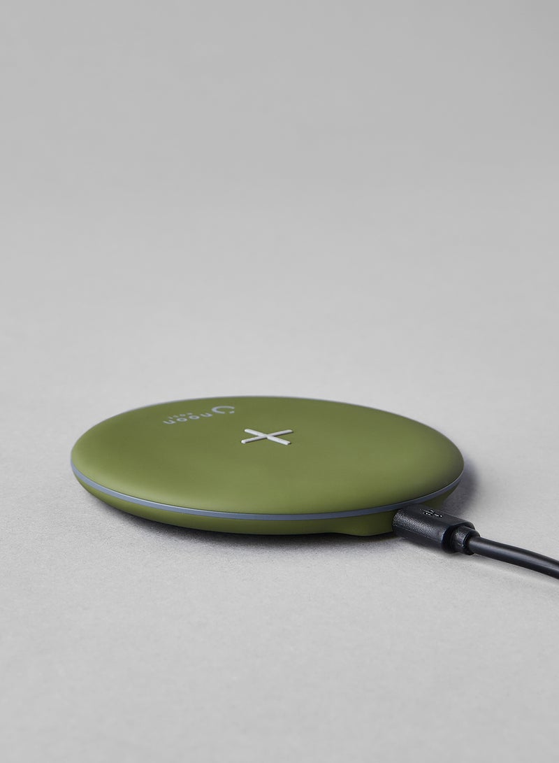 ايست من نون لوحة شحن لاسلكية تدعم معيار تشي متوافقة مع هاتف أبل آيفون وسامسونج - كرة القدم كأس العالم صفقة أخضر - Image 2