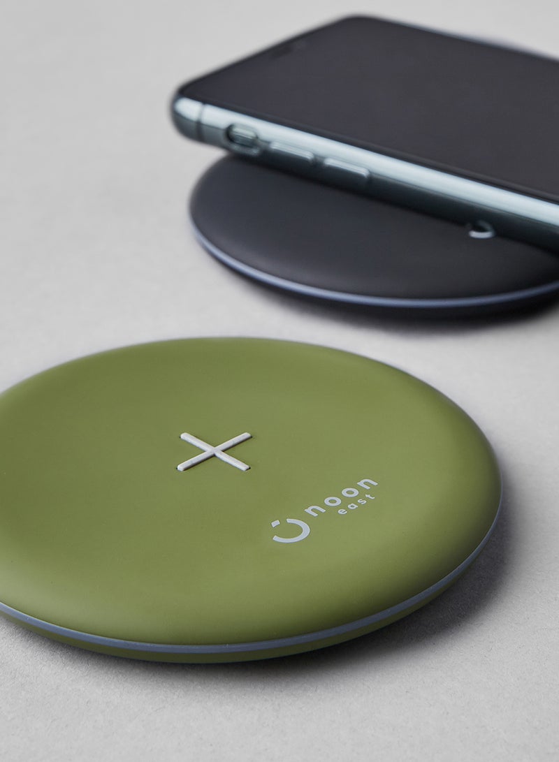 ايست من نون لوحة شحن لاسلكية تدعم معيار تشي متوافقة مع هاتف أبل آيفون وسامسونج - كرة القدم كأس العالم صفقة أخضر - Image 4