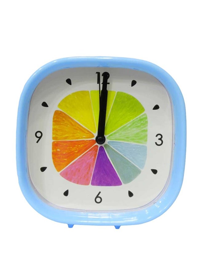 Table Clock Blue 15x15centimeter  - Image 2