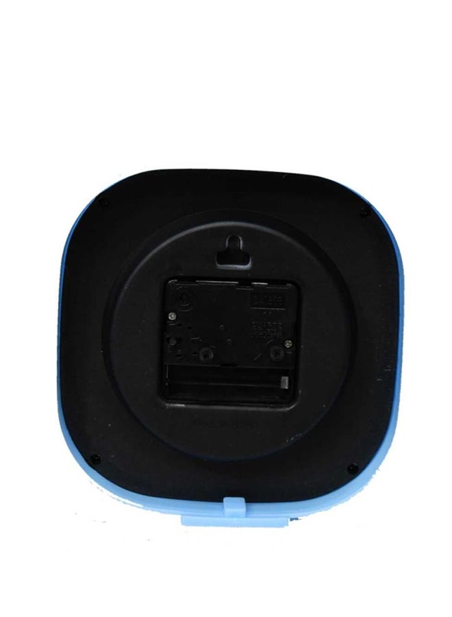 Table Clock Blue 15x15centimeter  - Image 3