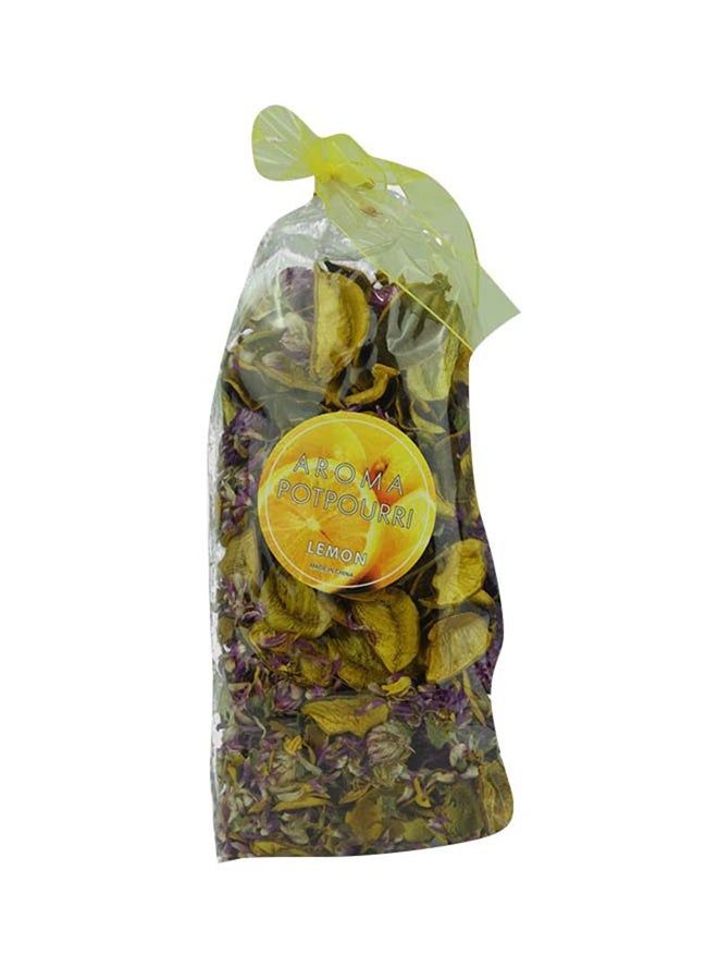 إناء من الزهور المجففة المعطرة أصفر 20X10Ø³Ù†ØªÙŠÙ…ØªØ±  - Image 2