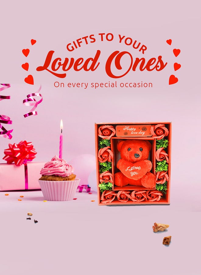BABAZAM Teddy Bear Flower Gift Box - Image 3