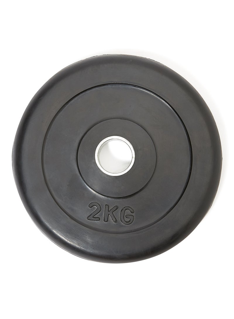 TA SPORTS Rubber Weight Plate 2kg - Image 1