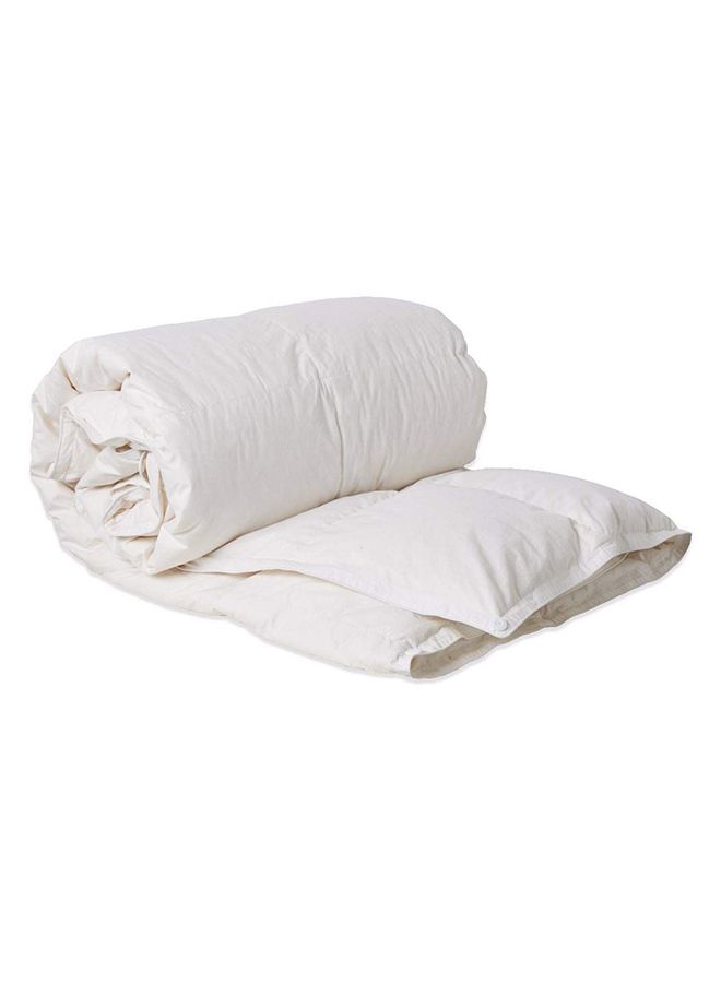 لحاف مي داك داون من ووش آند دراي fabric أبيض 220 x 200سم - Image 1