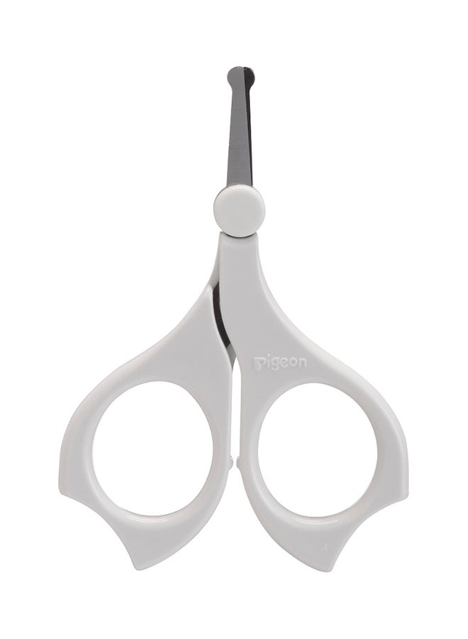 pigeon Safety Nail Scissors - White  - Image 1
