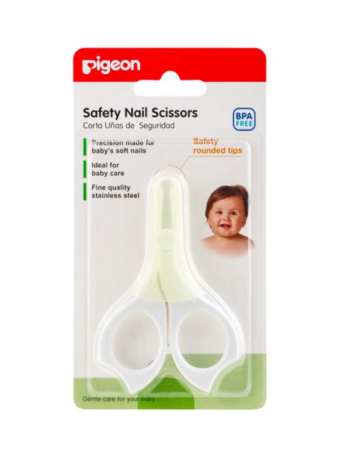 pigeon Safety Nail Scissors - White  - Image 3
