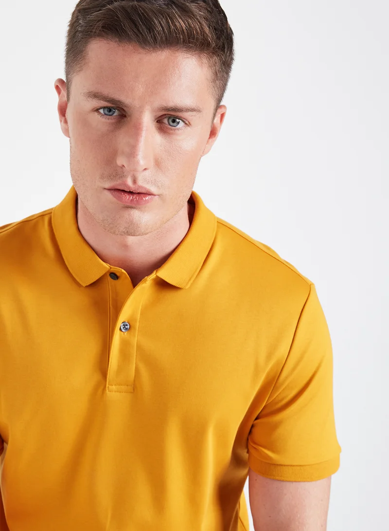 GIORDANO Luxury Touch Polo Orange