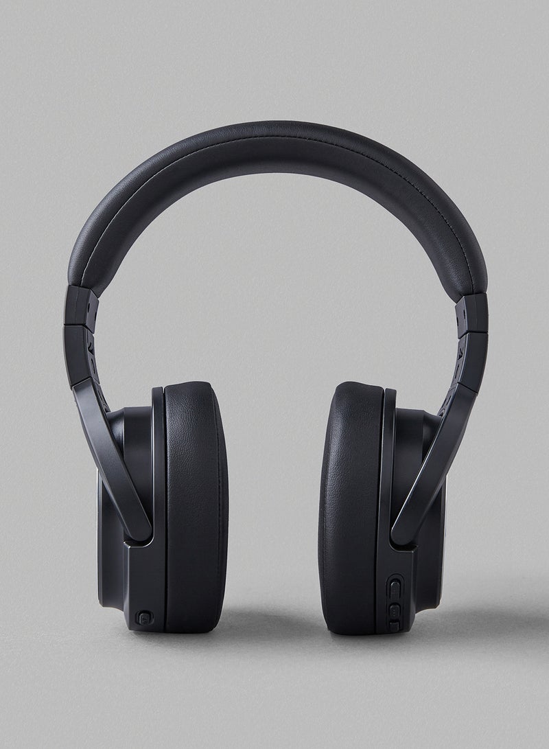 Noon East - Hush Over Ear Wireless Headphone Active Noise Cancelling (ANC) With Mic Black - Image 1