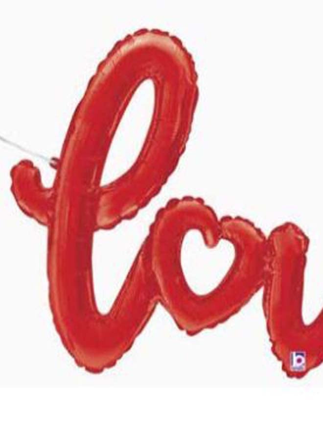 بيتاليك بالون بتصميم كلمة "Love" 43بوصة - Image 2