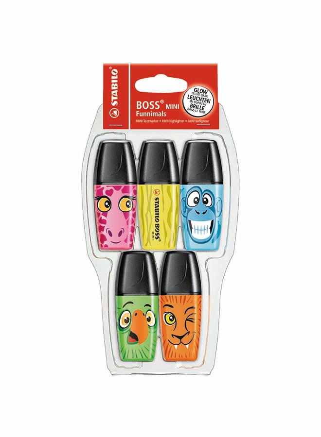 5-Piece Highlighter Set Multicolour