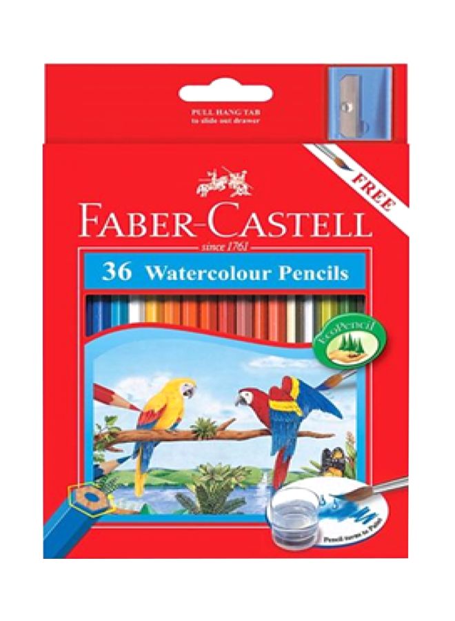 FABER-CASTELL - 36-Piece Water Colour Pencils Multicolour - Image 1