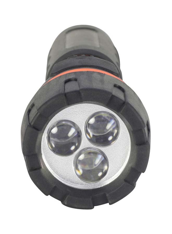لوازم مصباح يدوي LED بتصميم قبضة تكتيكية برتقالي/أسود 5x5x13Ø³Ù†ØªÙŠÙ…ØªØ±  - Image 4