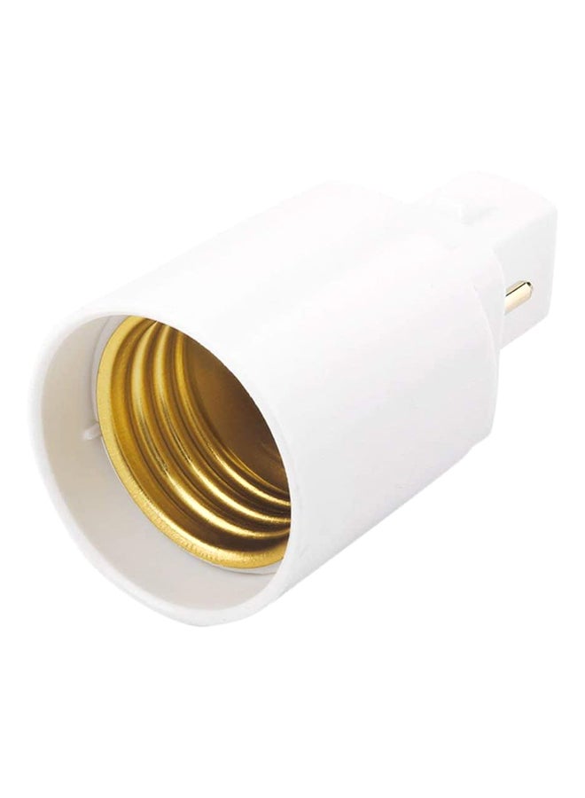 Halogen Light Bulb Holder White  - Image 1