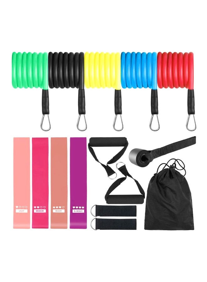 Generic 15-Piece Exercise Loop Band With Accessory Set  - Image 1