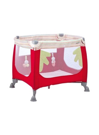 Zoom Travel Cot - Red/White - v1593430161/N11355516A_1