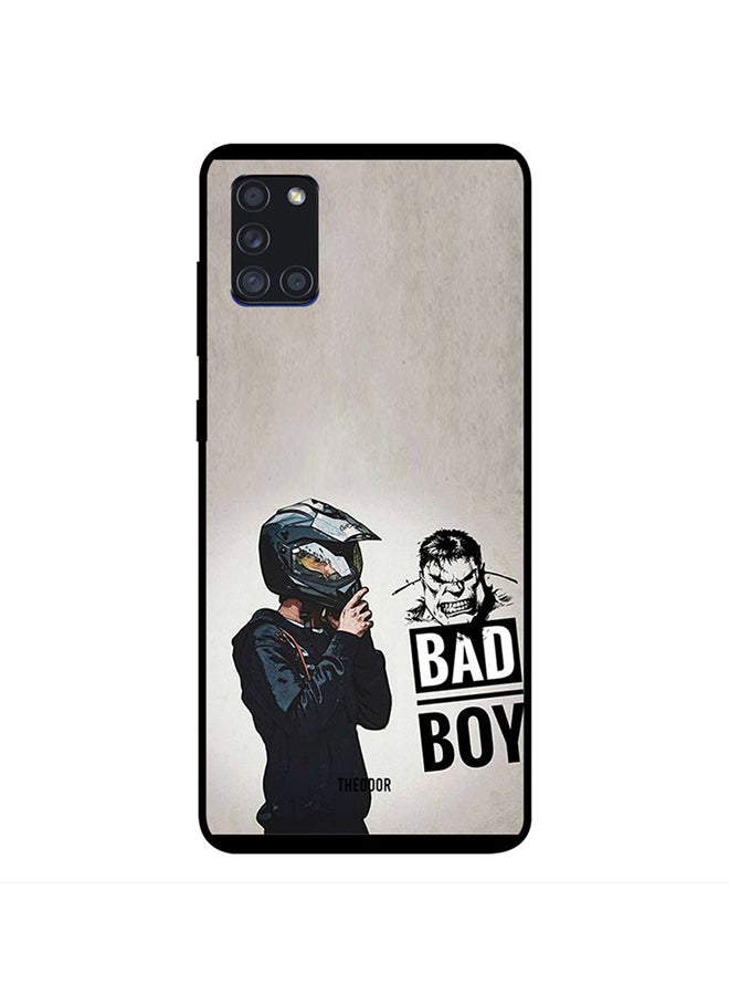 Theodor Protective Case Cover For Samsung Galaxy A21 Beige/Black