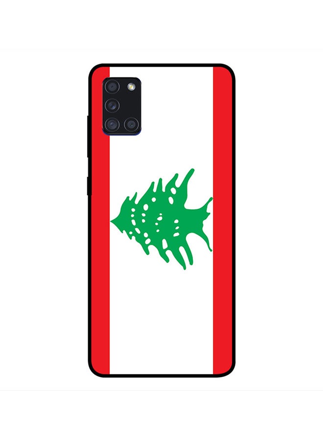 Protective Case Cover For Samsung Galaxy A21 Lebanon Flag