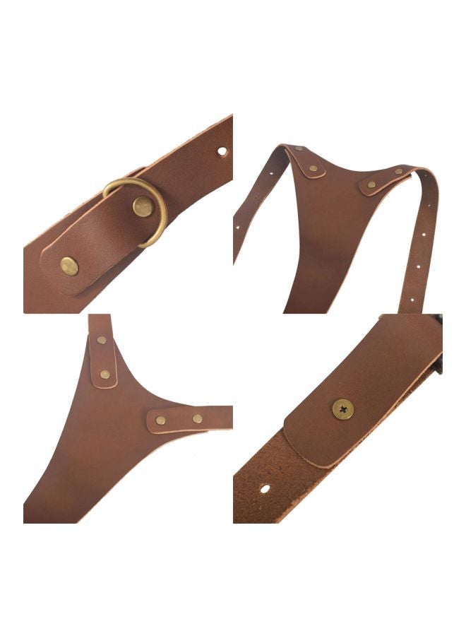 Leather Camera Strap Brown  - Image 4
