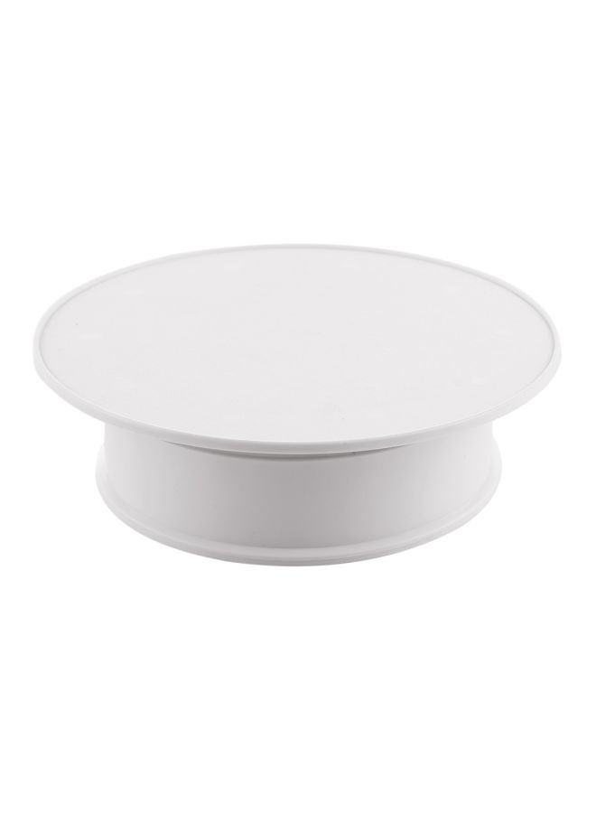360 Degree Electric Rotating Display Stand White  - Image 1