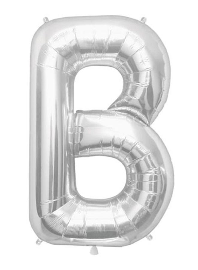 نورث ستار بالون حفلات على شكل حرف B من القصدير 34بوصة - Image 1