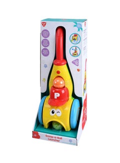 PLAYGO Scoop A Ball Launcher Pull And Push Toy With Ball 16.5x47x15cm  - Image 3