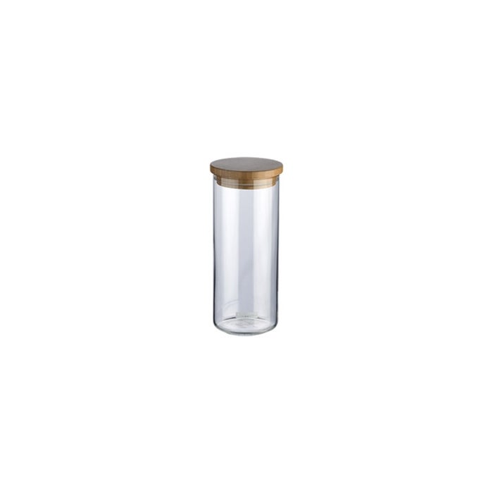 tescoma Round Shape Food Storage Jar Clear/Beige 24.4x10.4cm  - Image 2