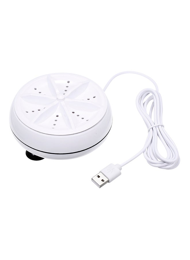 جهاز غسيل توربين دوّار يعمل بالموجات فوق الصوتية مع كابل USB أبيض