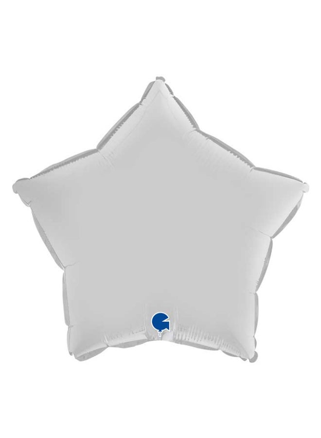 جرابو بالون من الساتان على شكل نجمة 18بوصة - Image 1