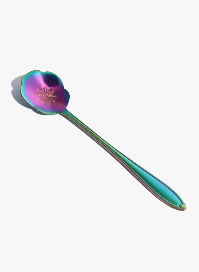 صن هوم طقم ملاعق على شكل زهرة مكون من 4 قطع متعدد الألوان - Image 4