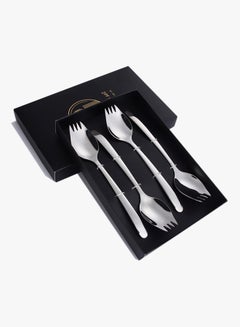 Sunhome 4-Piece Stainless Steel Sporks Set Silver  - Image 2