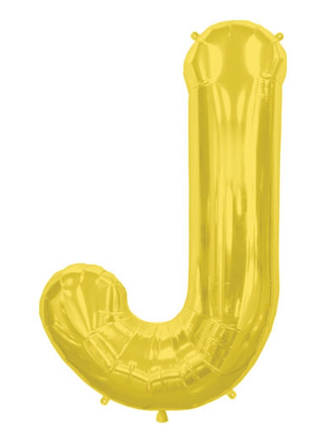 نورث ستار بالون من القصدير على شكل حرف J 16بوصة - Image 1