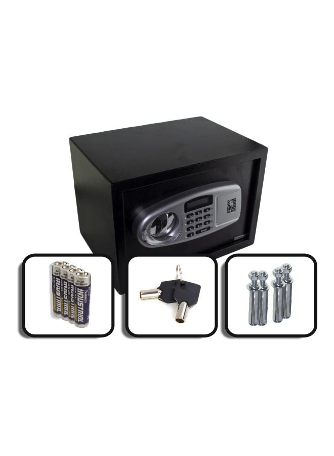 LCD Electronic Safe Box Black/Silver 25x35x25centimeter - v1593439906/N38933562A_7